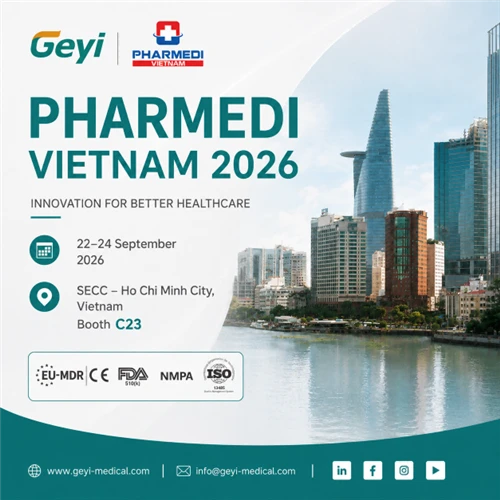 Geyi Medical exibirá na PHARMEDI VIETNAM 2026